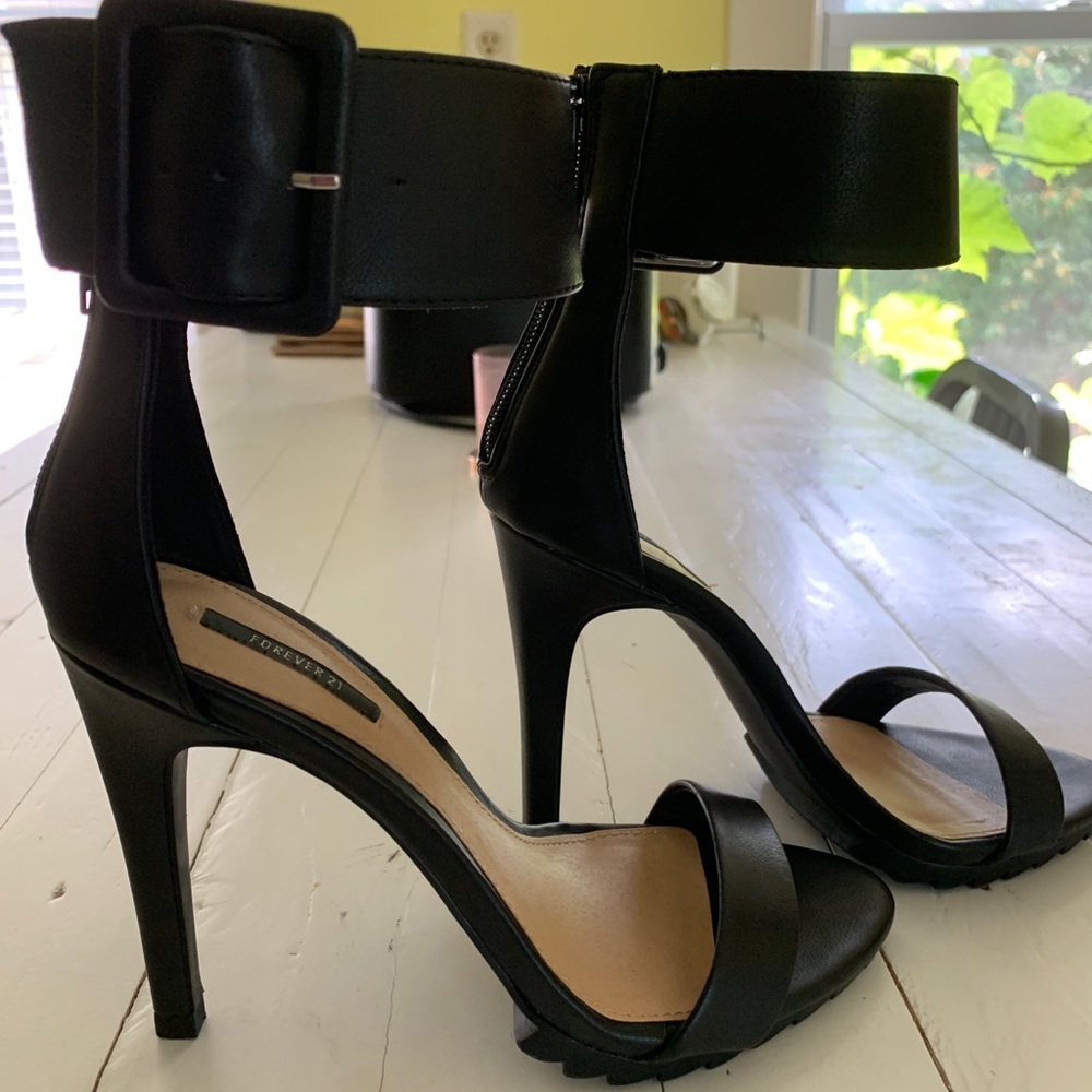 Forever 21 strap heel sandals